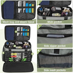 TORIBIO Large Hairdresser Bag with Adjustable Dividers, Barber Carrying Bag - Image 3
