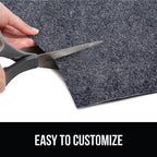 GORILLA GRIP LeakGuard Under Sink Mat for Kitchen Cabinet, 24x60 Charcoal - Image 5