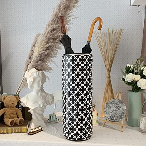 24''H Porcelain Ceramic Umbrella Stand Umbrella Holder - Image 2