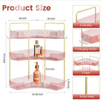 Corner Bathroom Counter Organizer 3-Tier Bathroom Organizer - Image 2