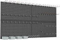 WALMANN Metal Pegboard Kit with Accessories, 24x48 in Garage Tool Pegboards by WALMANN