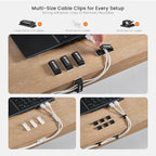 EUREKA ERGONOMIC 316PCS Under Desk Metal Cable Kit, Black - Image 6