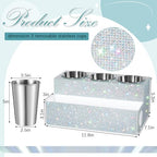 Honeydak Silver Rhinestone Hair Tool Holder for Dryer Curling Iron Combs - Image 2