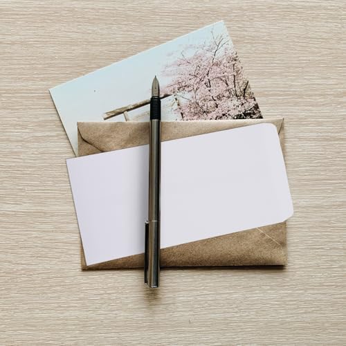 White Blank Business Envelopes 100pcs Paper Bill Storage Xmas Organizer - Image 6