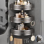 Corner Shower Caddy Suction Cup, Gray (3 Pack) by Laungborf