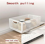 1 Pack Pull out Cabinet Organizer with Sliding Drawer,9.6"W x11.8"D x 8.4"H - Image 6