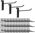 60 PCS 4 Inch Gridwall Hooks, Heavy Duty Black Display Hooks for Grid Wall Panels, Metal Hook for Retail Stores, Home and Garage Storage by ZUDKSUY
