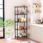 Golpart 5Tier Adjustable Storage Shelves Metal Wire Shelving Standing Shelf - Image 2