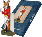 British Fun Toilet Roll Storage & Kitchen Towel Holder Wooden Stand | Equestrian Artwork Gift | Novelty Kitchen & Bathroom Decor | This Mr Fox Design is Sure to Impress with Style & Practicality. - Image 6