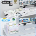 gianotter 5-Tier Desk Organizer with Drawers and File Holders - Image 2