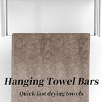 Bethom Towel Racks for Bathroom, 3Tier Towel Storage Rack, Brushed Nickel - Image 2