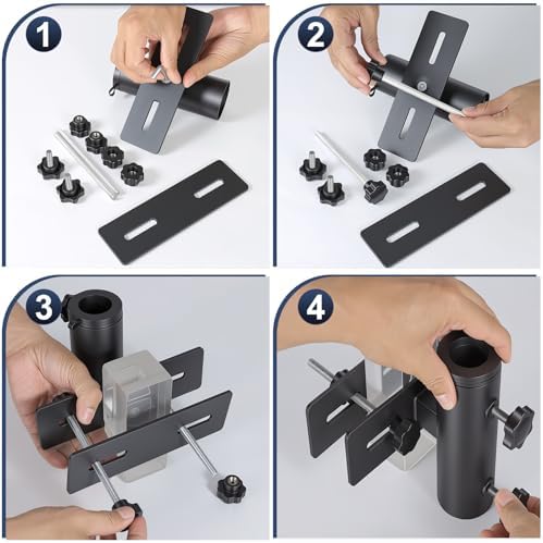 SLIIMU Umbrella Stand for Deck Railing, Patio Fence Umbrella Holder Clamp - Image 7