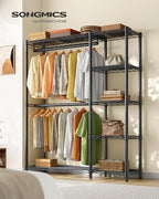 SONGMICS Closet Organizers and Storage, Clothes Rack with Shelves - Image 2