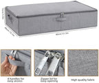 Under Bed Storage Container,Grey,31.5x15.7x5.9 Inch,3 Pack - Image 5