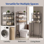 Delamu Over Toilet Storage Rack, 3 Tiers (62.8" H) Bathroom Organizer Shelf - Image 7
