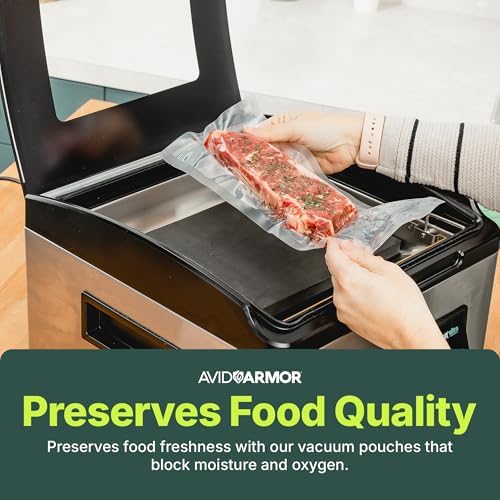 Avid Armor 300 CT Chamber Vacuum Sealer Bags for USV32 – Assorted Sizes (6x10", 8x12", 10x13"), BPA-Free, Reusable, for Food Storage, Sous Vide, and Freezer Preservation - Image 7