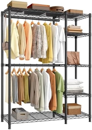 SONGMICS Closet Organizers and Storage, Clothes Rack with Shelves by SONGMICSbySONGMICSHOME