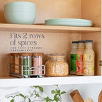 Pull Out Spice Rack for Cabinet, Spice Organizer 4-1/2"W x10-1/2"D x2-3/4”H - Image 2
