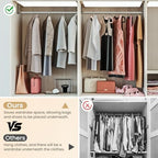 Velvet Short Neck Hangers - Heavy-Duty, Non-Slip Felt Surface, Space-Saving Design with Anti-Slip Grooves & Shoulder Shape, 360° Rotating Hooks, Durable for Coats, Shirt& Dresses - Image 3
