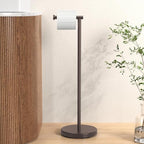 KES Bronze Toilet Paper Holder Stand, 26" H Free Standing, Heavy Base by KES