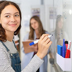 Colarr 20 Pack Magnetic Dry Erase Marker Holder Bulk, White - Image 5