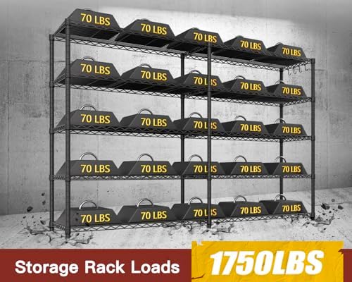 PrimeZone Corner Shelving l Shaped Wire Shelf Pantry Shelves Garage Storage - Image 4