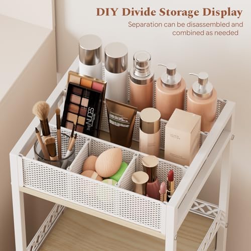 Plaviya Makeup Organizer Cart 3 Drawers for Perfume, Skin Care, Nail Polish - Image 3