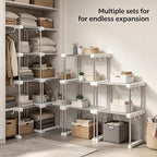 BLULEE Expandable Under Sink Organizer, No-Drill Adjustable Shelf - Image 3