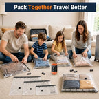 Travel Vacuum Bags with Rechargeable Pump: 4000mAh Portable Vacuum Sealer - Image 5