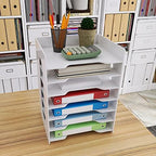 Natwind 7-Tier Office File Organizer For Desk,Paper Sorter,White - Image 3