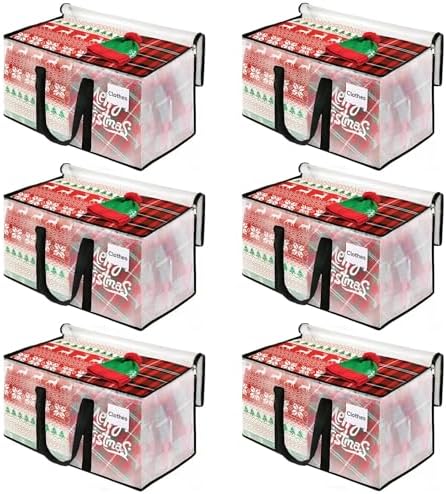 BlissTotes Moving Bags, 125L 6-Pack Storage Bags, Moving Boxes by BlissTotes