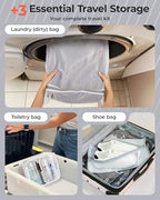 BAGSMART Travel Vacuum Bags with Rechargeable Electric Pump, 15PC Kit - Image 6