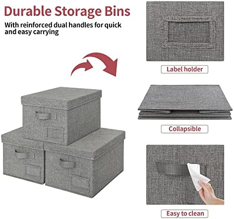 GRANNY SAYS Storage Bins with Lids, Decorative Storage Boxes with Lids - Image 6