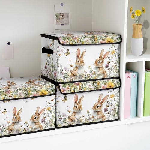 Stackable Clothes Storage Bins with Lids 3 Pack. - Image 4