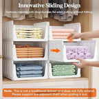 Lifewit 8 Pack Stackable Closet Storage Organizers for Clothes 14" Depth - Image 4