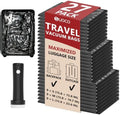 Travel Vacuum Bags for Clothing with Cordless Pump 27 Combo, Black by SUOCO