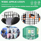 40Pcs 10" Gridwall Display Hooks Assortment Set, Black Metal Grid Wall Panel Hanging Display Hook for Garage Shop Retail Storage, Wire Diameter 5mm/ 0.2” - Image 7