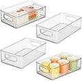 iDesign Stackable Pantry Bin with Handles, Set of 4, Clear by iDesign