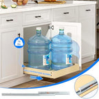 WelFurGeer Soft Close Pull Out Cabinet Organizer, 29" W x 22" D Pull Out Drawer for Cabinets, Cabinet Roll Out Drawers, Slide Out Drawers, Durable Pullout Drawer for Home & Kitchen Organization - Image 6