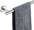 JQK Bath Towel Bar Chrome, 36 Inch 304 Stainless Steel Thicken 1mm Single Towel Rack for Bathroom, Towel Holder (Polished Chrome) Wall Mount, 39 in Total Length, TB110L36-CH by Homeimprovement