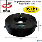 Gravipod Umbrella Base Weight | Outdoor Sand-Fillable Stabilizer for Cantilever, Offset, and Patio Umbrellas | Heavy-Duty Weather-Resistant Fabric - Image 4