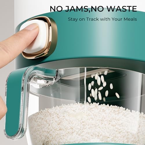 UFORU Rice Dispenser 23-25 LB,Airtight Storage Container,Measuring Cup - Image 5
