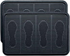 SafetyCare Rubber Shoe & Boot Tray - Multi-Purpose - 24 x 16 Inches - 2 Mats by SafetyCare