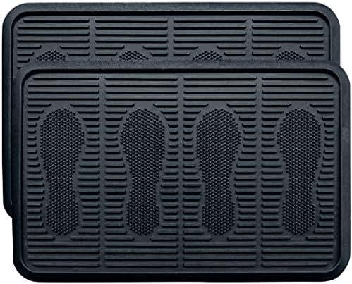 SafetyCare Rubber Shoe & Boot Tray - Multi-Purpose - 24 x 16 Inches - 2 Mats by SafetyCare