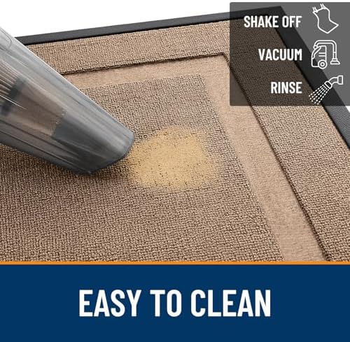 OLANLY Front Door Mat Outside 71x23, All-Season Heavy-Duty Rubber Doormat - Image 5