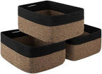 OIASKET Storage Baskets for Organizing 3 Pack, Woven Baskets for Shelves, by OIASKET