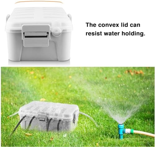 Flemoon Large IP54 Waterproof Outdoor Electrical Box with Transparent Lid - Image 6