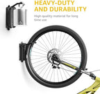 monTEK Swivel Bike Wall Mount, Bike Hangers for Garage, 2 Pack - Image 4