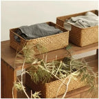 Woven Seagrass Basket Straw Wicker Storage Container - Image 4