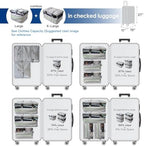 Grand Fusion Stow-N-Go Hanging Travel Shelves, Packing Organizer for Luggage. Carry on Closet for Suitcase. Expandable Packing Cube. Travel Essentials. (Light Gray - XL, XL = (L) 17.7" x (W) 11.8") - Image 6